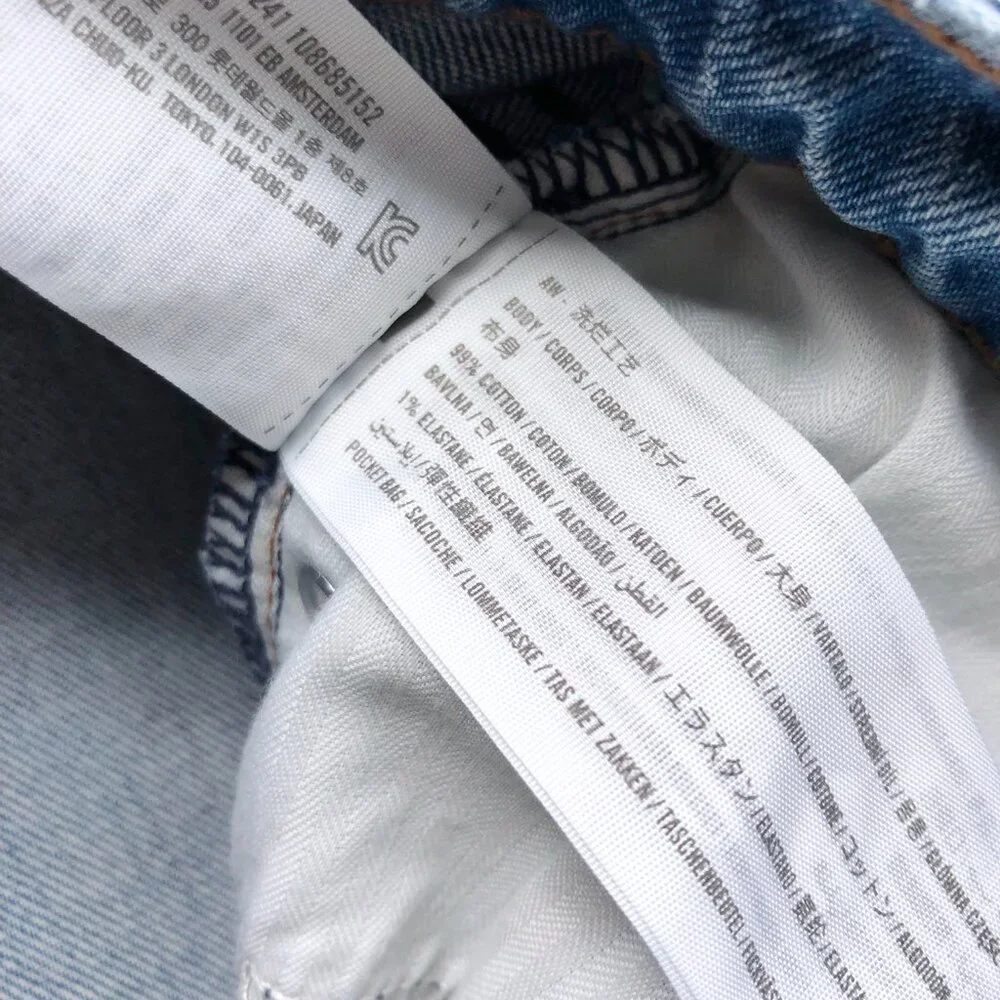 Abercrombie Curve Love The Mom High Rise Denim Short - Picture 4 of 7